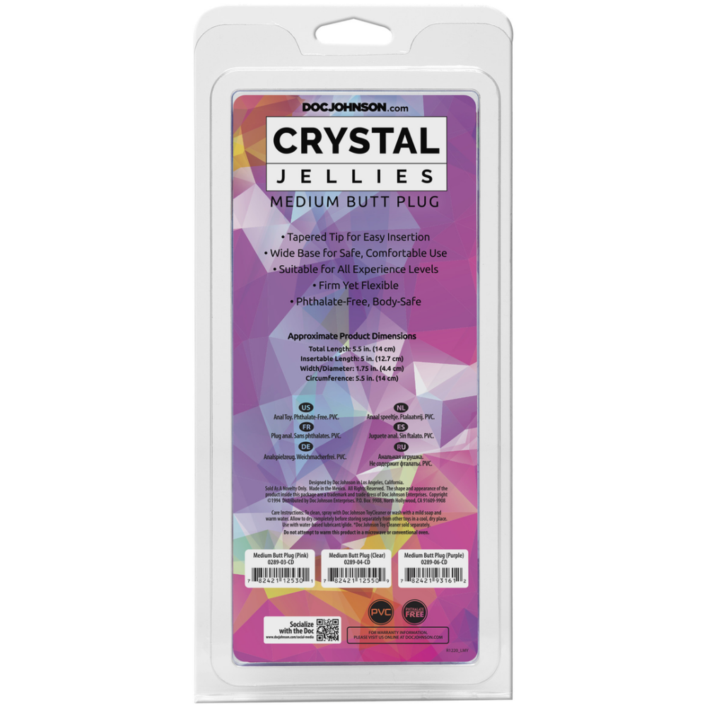 Crystal Jellies Butt Plug