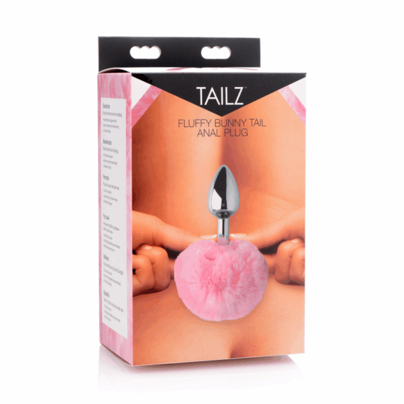 Fluffy Bunny Tail - Anale Plug - Roze - Image 5