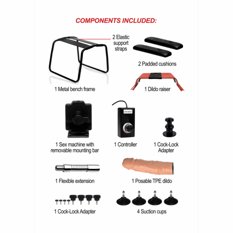 4-in-1 Bangin Bench met Sex Machine - Image 4