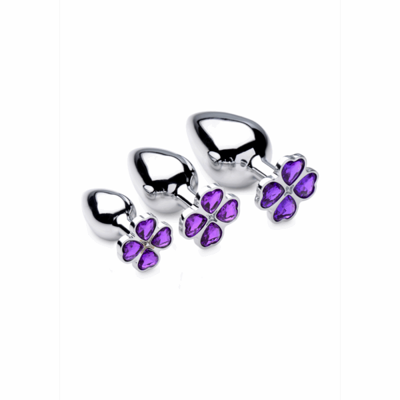 Violet Flower - Butt Plug Set - 3 Stuks