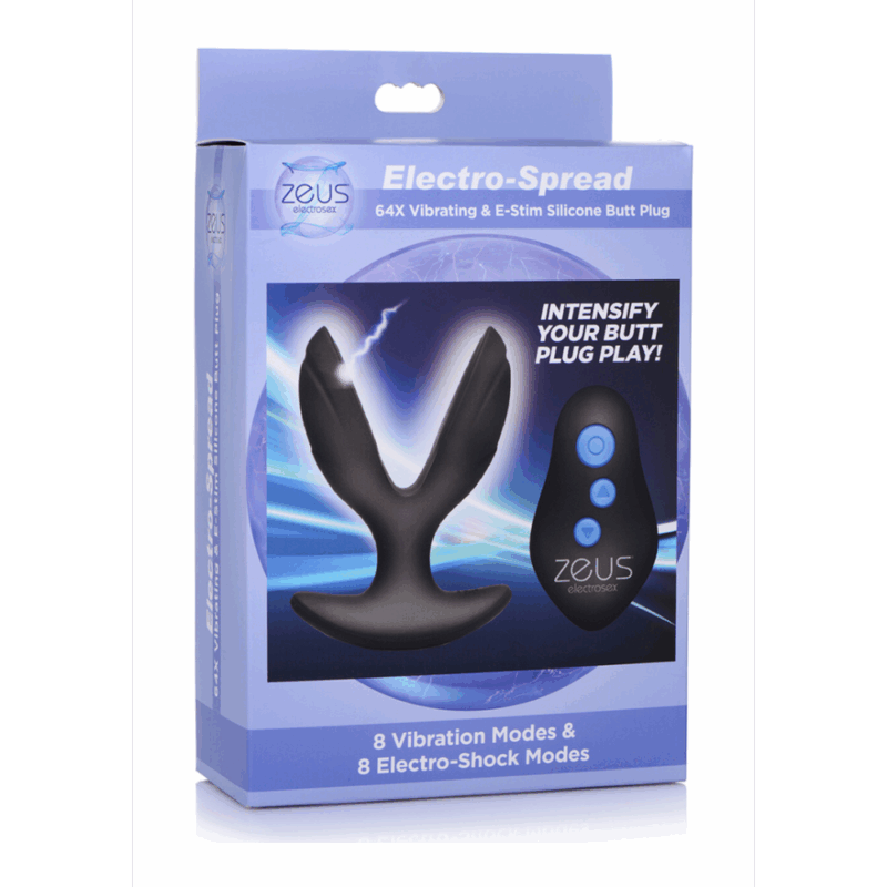 Electro-Spread - Vibrerende en E-Stim Silicone Butt Plug - Image 5