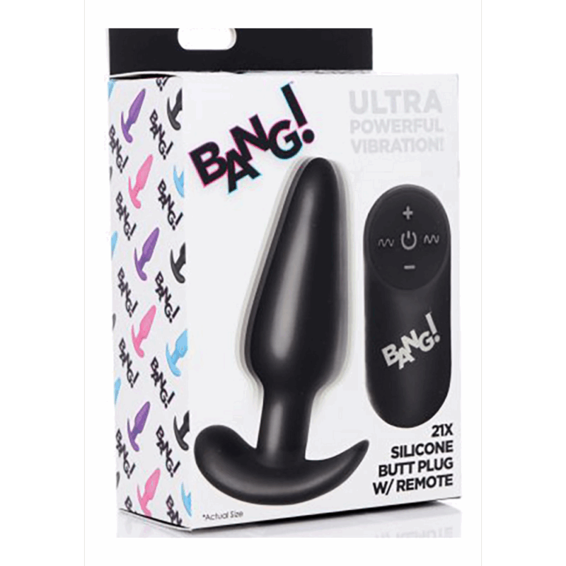 Vibrerende Siliconen Butt Plug met Afstandsbediening - Image 5