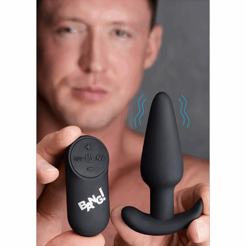 Vibrerende Siliconen Butt Plug met Afstandsbediening - Image 2
