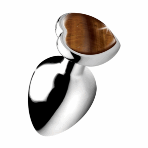 Tiger Eye Heart - Butt Plug