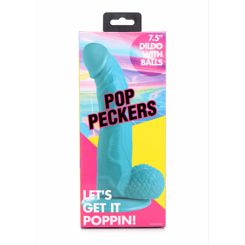 POP - Dildo met Ballen / 19 cm - Image 2