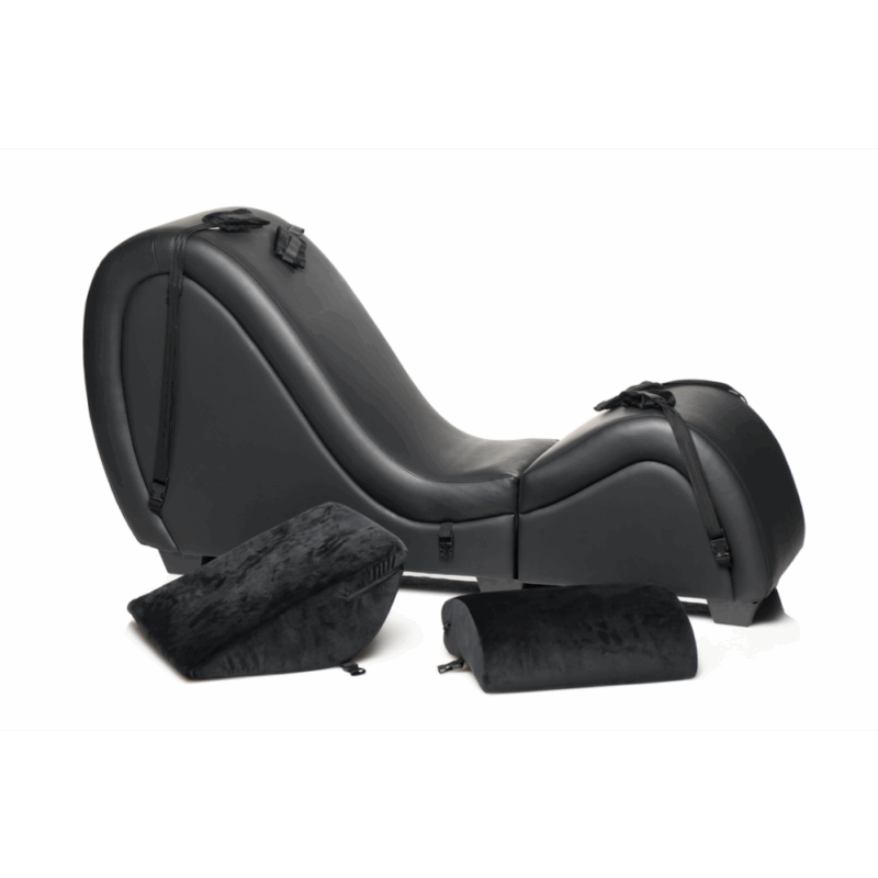 Kinky Sex Chaise met Love Pillows - Zwart - Image 4