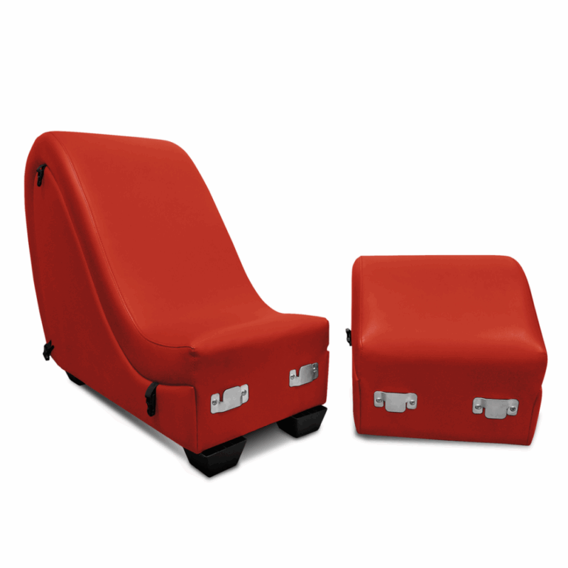 Kinky Sex Chaise met Love Pillows - Rood