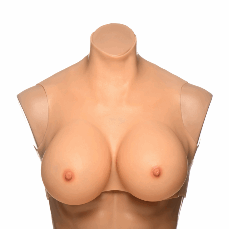 Perky Pair G-Cup Silicone Borsten - Vlees - Image 2