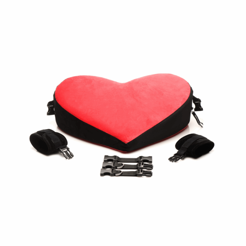 Bondage Love Kussen - Zwart/Rood
