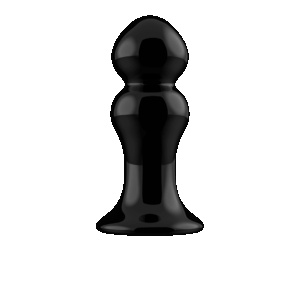 Rimly - Vibrerende Glazen Buttplug met Zuignap