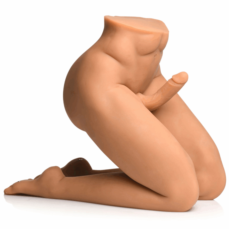 Jock Mannelijke Seks Partner met Thrusting Dildo - Afbeelding 2