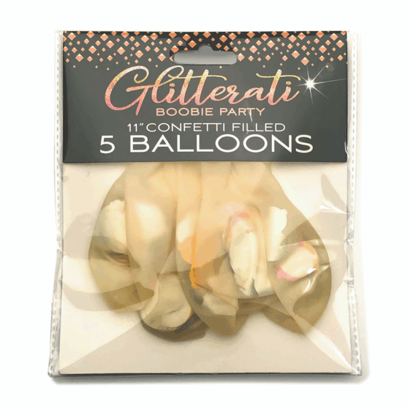 Glitterati - Boobie Confetti Balloons - Image 2