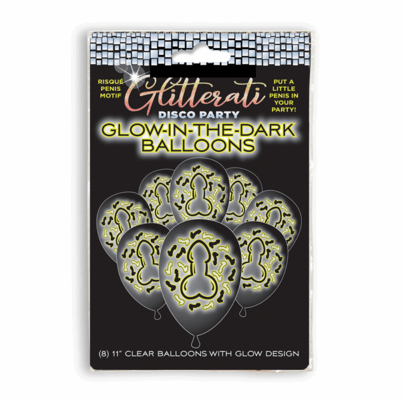 Glitterati - Penis Glow Ballonnen