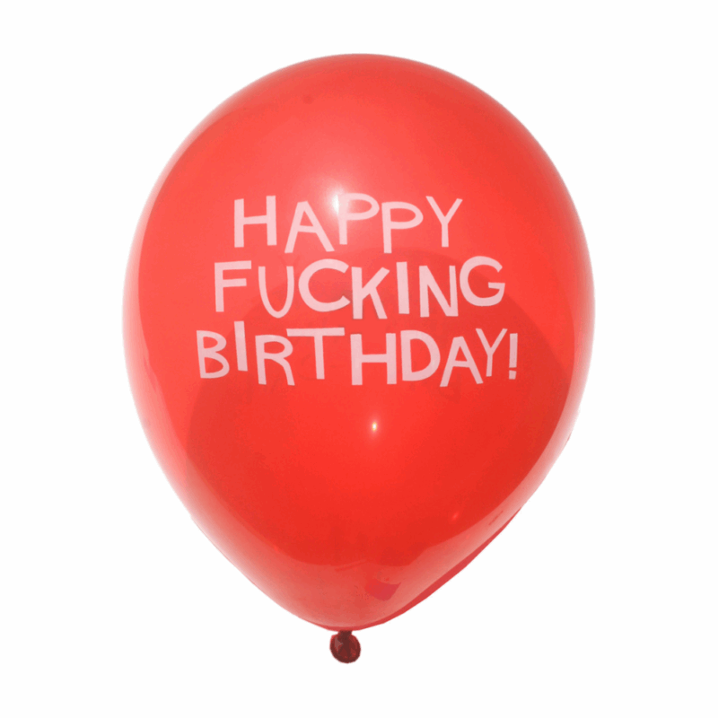 X-Rated Verjaardag - Ballonnen