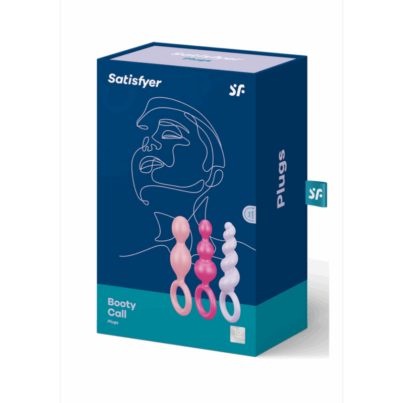 Booty Call - Butt Plug Set 3 Stuks - Roze/Paarse/Rode - Image 2
