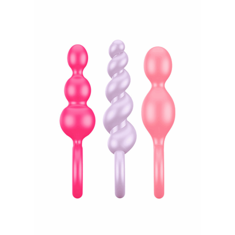 Booty Call - Butt Plug Set 3 Stuks - Roze/Paarse/Rode - Image 3