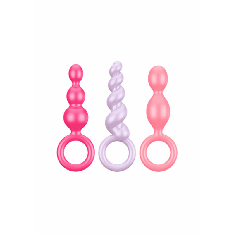 Booty Call - Butt Plug Set 3 Stuks - Roze/Paarse/Rode - Image 4