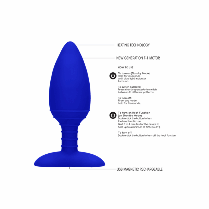 Glow - Heating Anal Butt Plug - Image 5