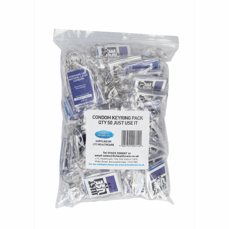 EXS Key Rings 'Just Use It' - Condoms - 50 Pieces - Image 3