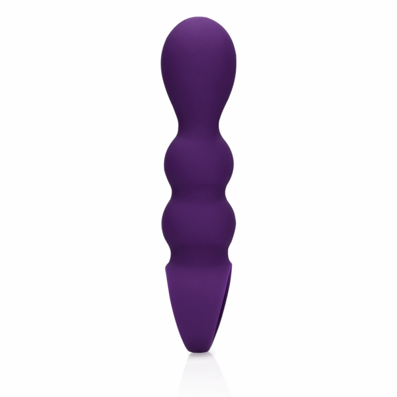 Druppelvormige Anaal Vibrator - Helder Paars - Image 5