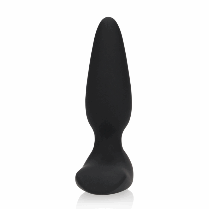 Glad Vibrerende Anale Plug met Afstandsbediening - Drop Black - Image 4