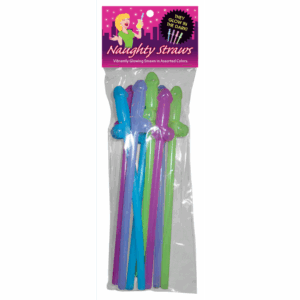Glow-in-the-Dark Naughty Straws