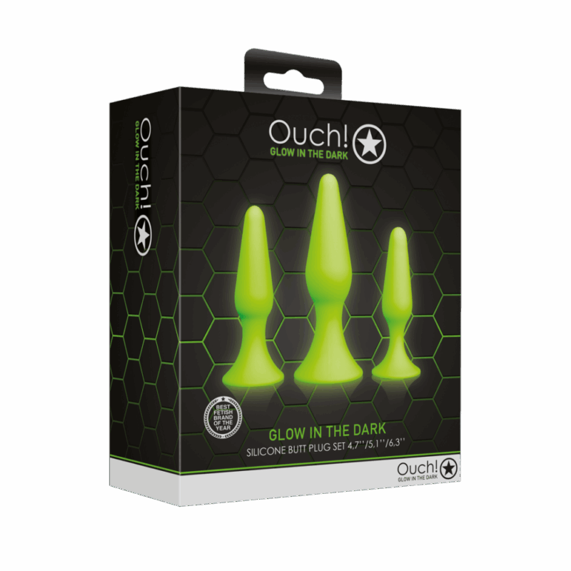 Butt Plug Set - Glow in the Dark - Image 5