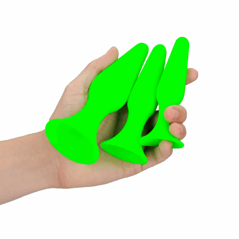 Butt Plug Set - Glow in the Dark - Image 4