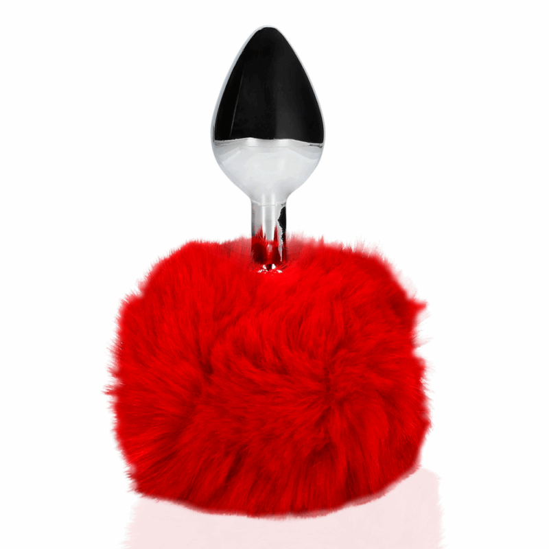 Konijnenstaart met metalen buttplug - Image 5