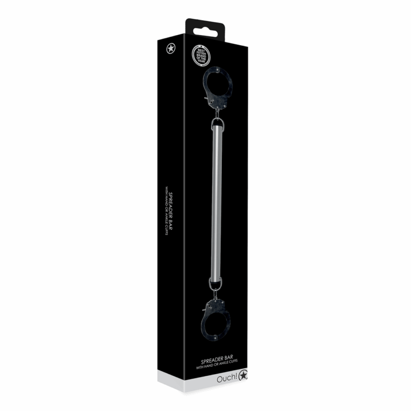 Spreader Bar met Hand- of Enkelboeien - Zilver - Image 5