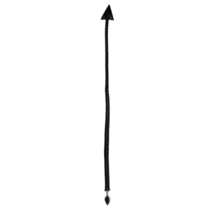 Metaal Anal Plug Devil's Tail - Zwart