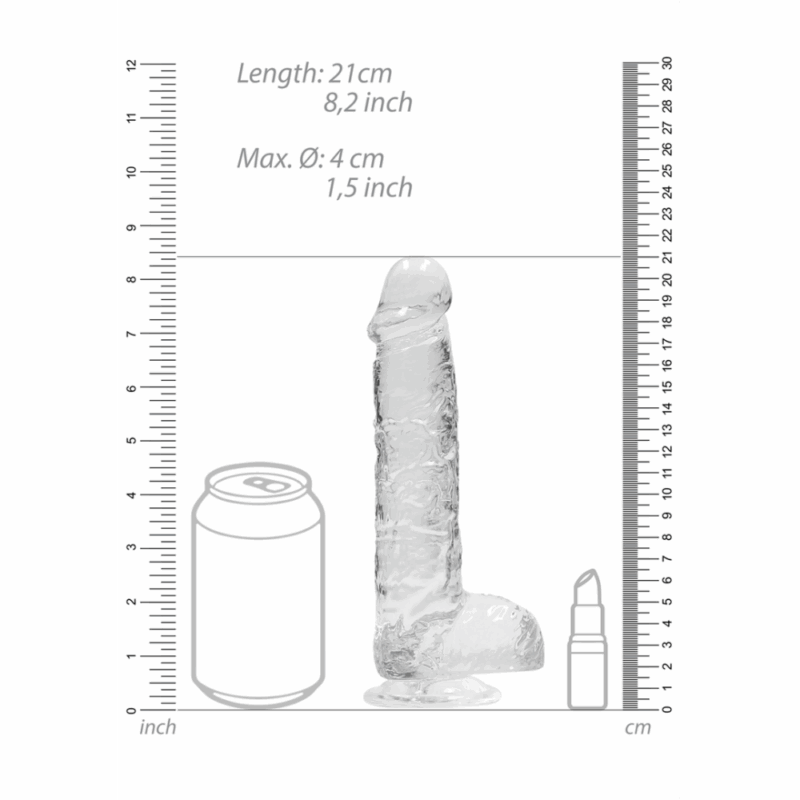 Realistisch Dildo met Ballen - 8 / 21 cm - Image 4