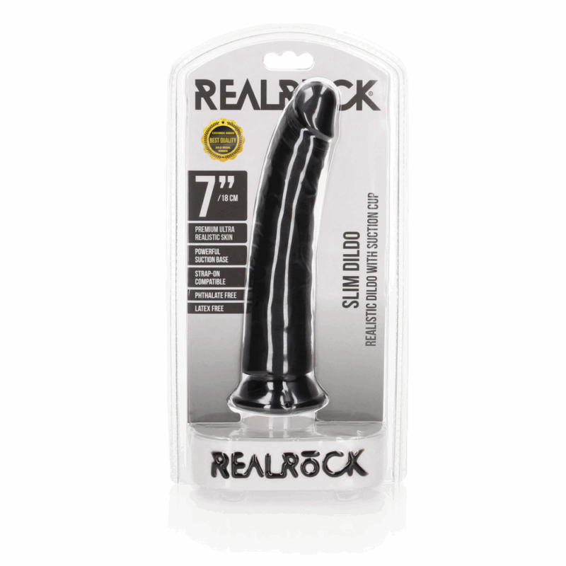 Slim Realistic Dildo met Zuignap - 7 / 18 cm - Image 5