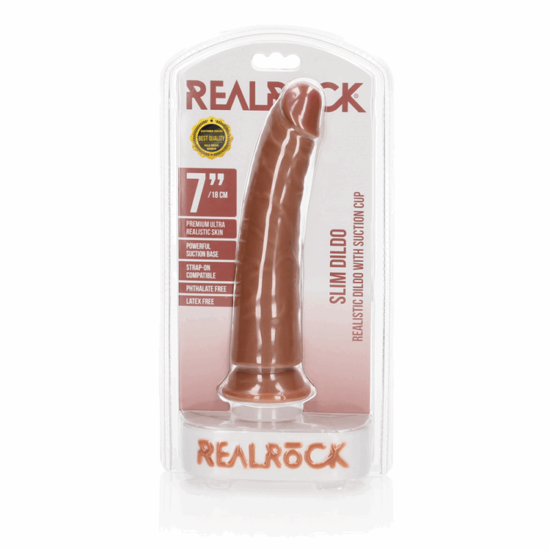 Slim Realistic Dildo met Zuignap - 7 / 18 cm - Image 5