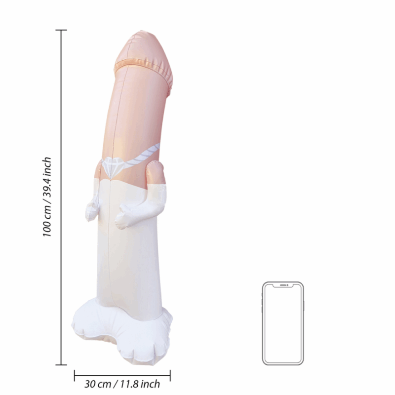 Opblaasbare Bruid Bop Bag - Image 2