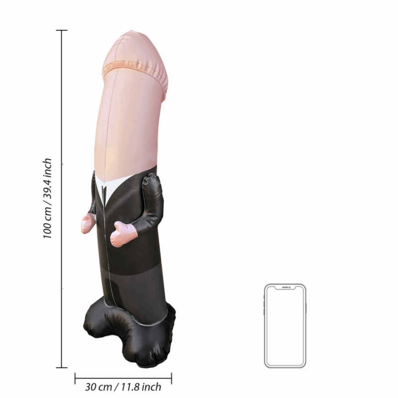 Opblaasbare Groom Bop Bag - Image 2