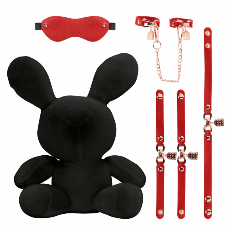 Konijnen Bondage - Velvet - Groot - Zwart - Image 2