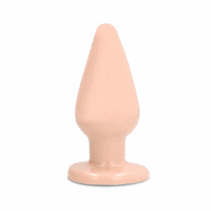 Zelfsmerende 5 Inch Buttplug - Vleeskleurig.