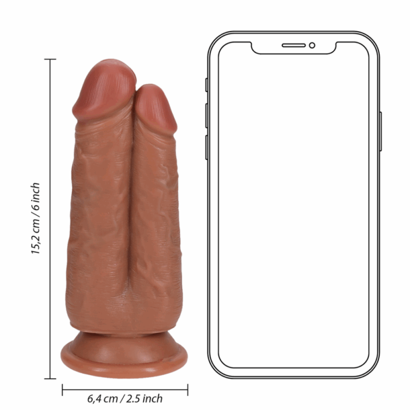 Twee in Een Dildo /15,2 cm - Image 4