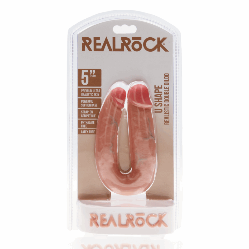 Dubbele Dildo RealRock U-Vorm