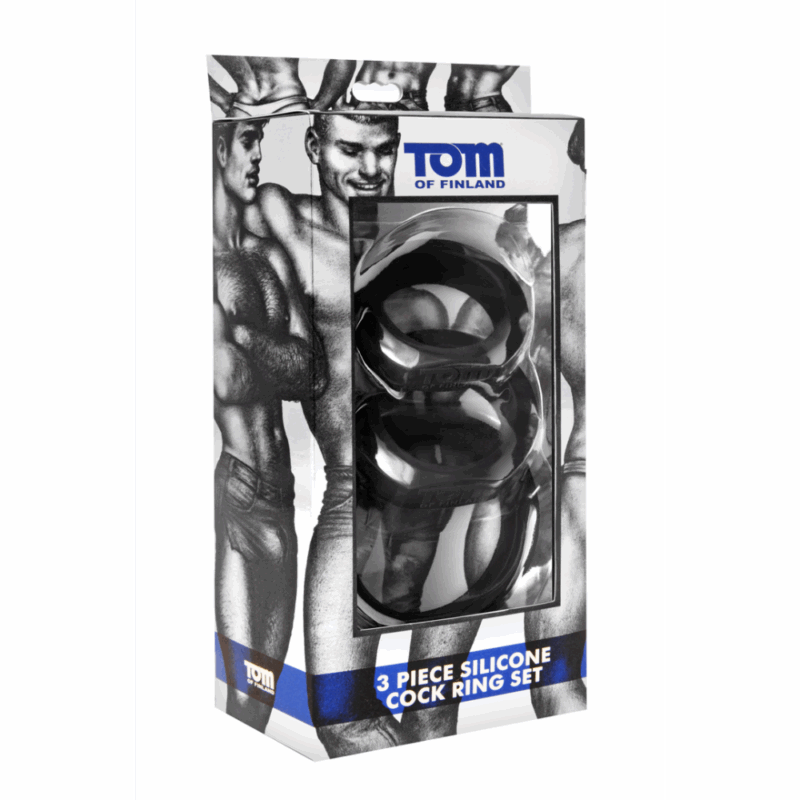 3-delige silicone cockring set - Image 5