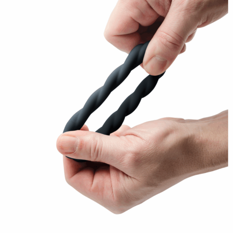 Twist - Non-Vibrating Cockring - Zwart - Image 4