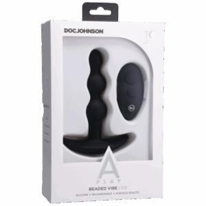 Beaded Vibe - Silicone Anale Plug met Afstandsbediening