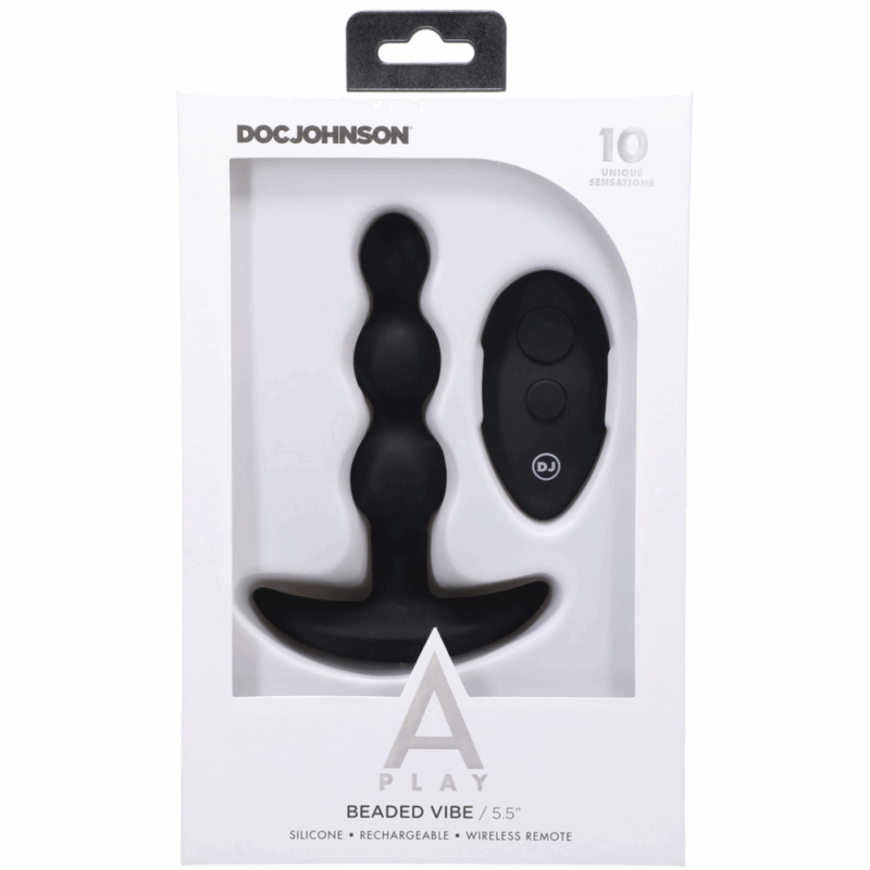 Beaded Vibe - Silicone Anale Plug met Afstandsbediening - Image 2