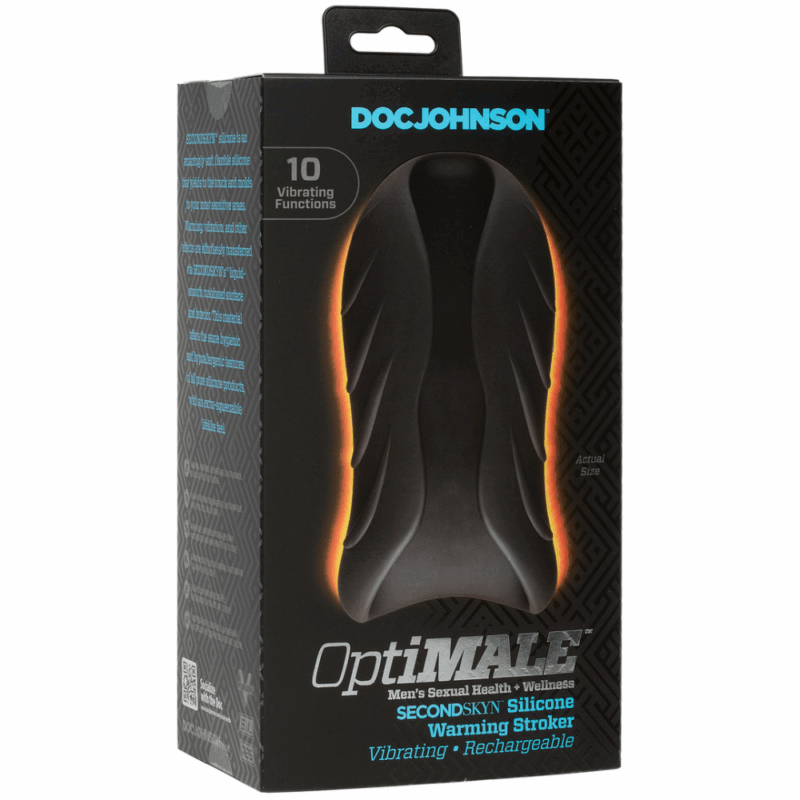 Vibrerende Verwarmende Silicone Stroker - Image 4