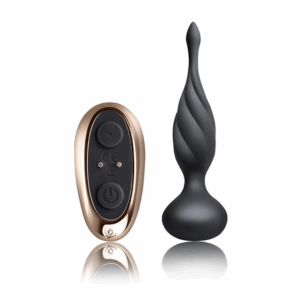 Petite Sensations Ontdek - Vibrerende Butt Plug met Lange Punt en Structuur