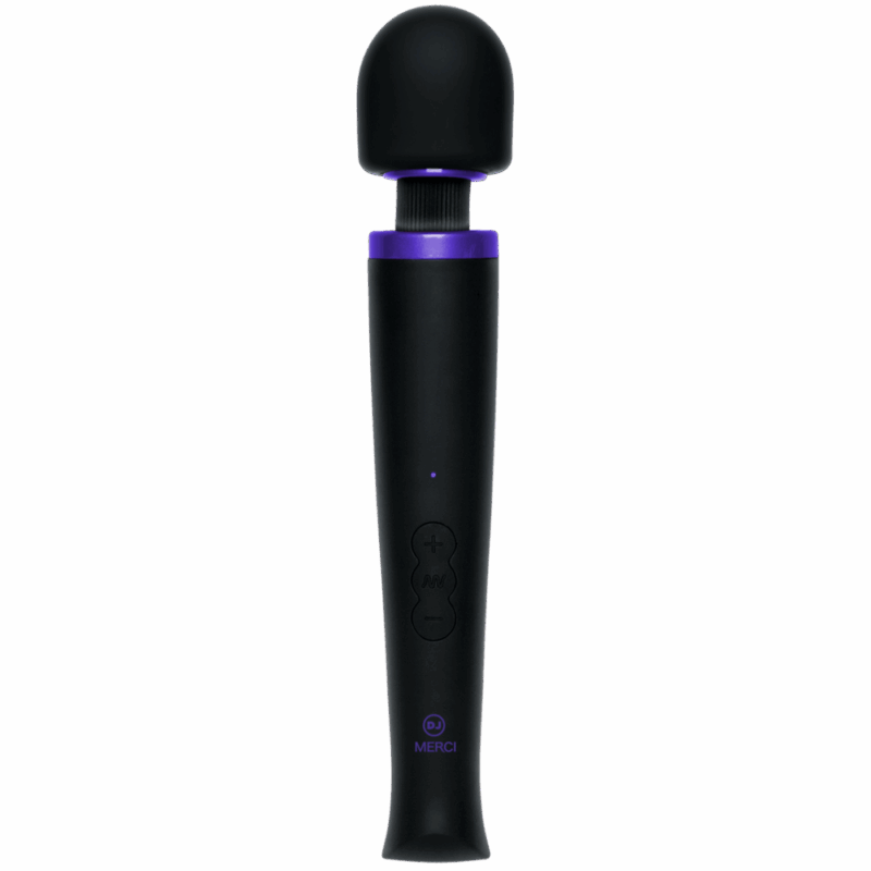 Oplaadbare Power Wand - Ultra-Krachtige Silicone Wand Massager - Zwart