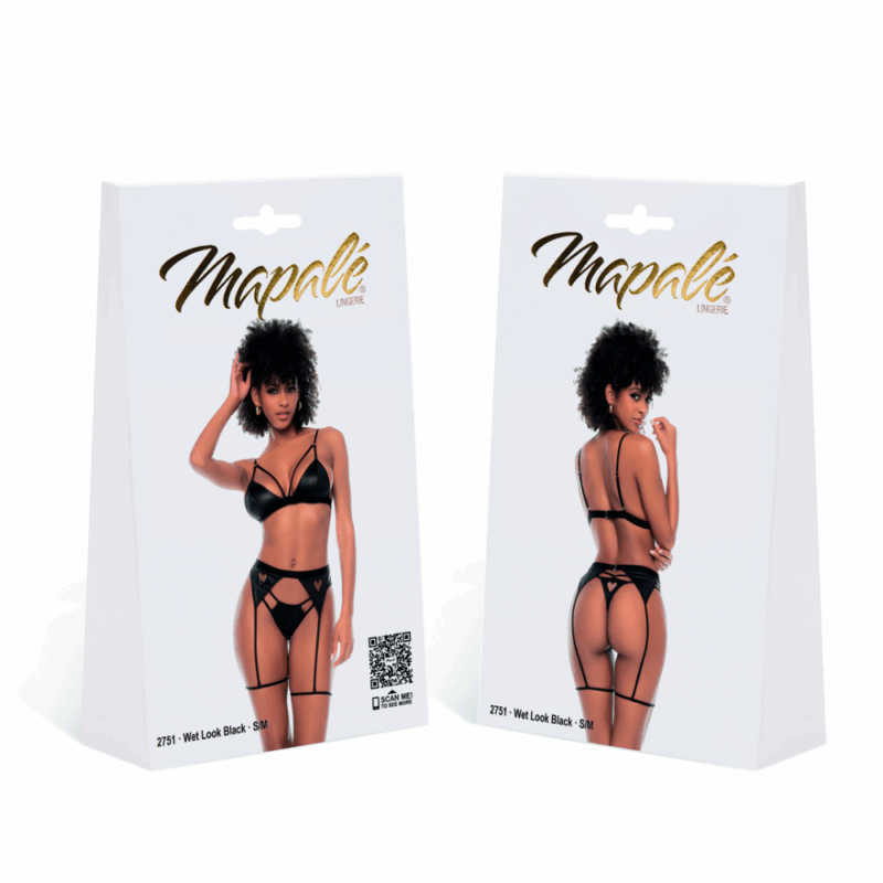 Wet Look Drie-delige Set - Afbeelding 5