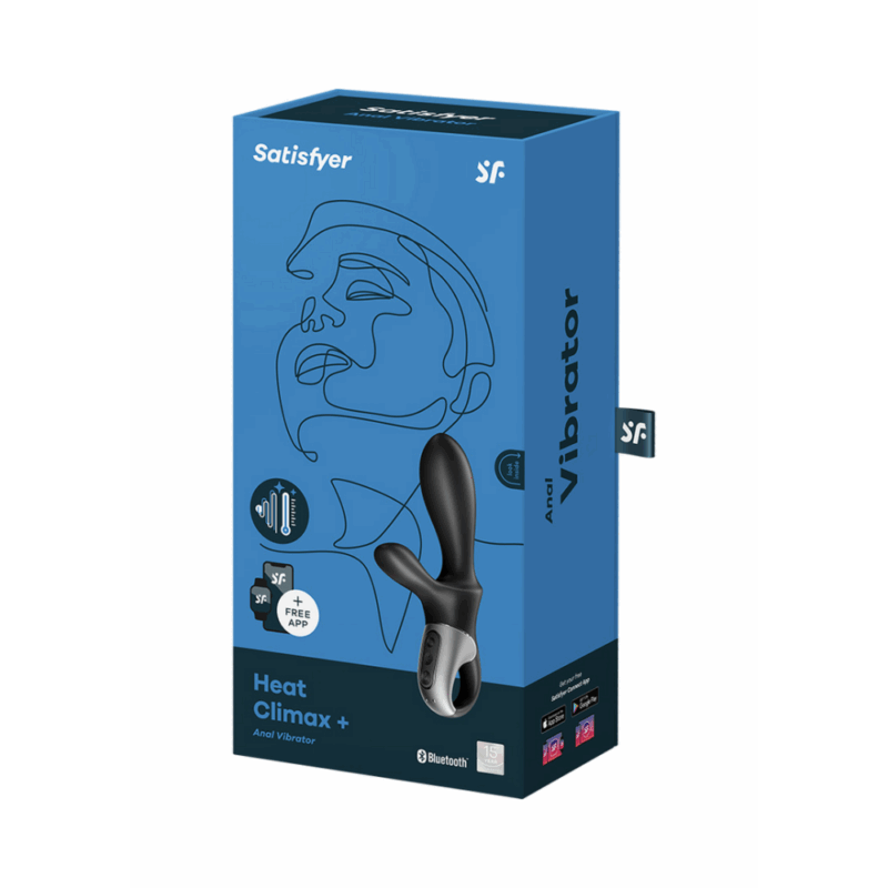Heat Climax - Verwarmende Anale Vibrator - Zwart - Image 3