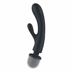 Triple Lover - Hybride Wand Vibrator - Grijs